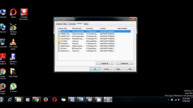 How To Speed Up | Stop autostart Programs in Windows 7 смотреть онлайн