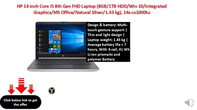HP 14-inch Core i5 8th Gen FHD Laptop смотреть онлайн
