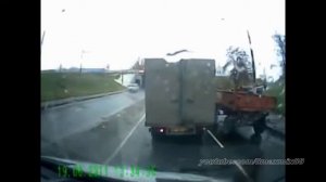 Подборка - Самовольная отстыковка #2 (потерял прицеп).mp4