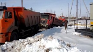 Оторвали кабину HOWO