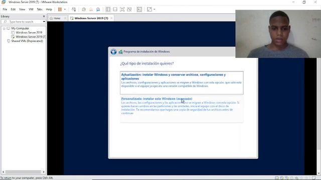 1 1 Instalación de Windows Server 2019 (Datacenter Experiencia de escritorio) смотреть онлайн