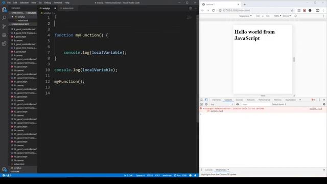 JavaScript scope