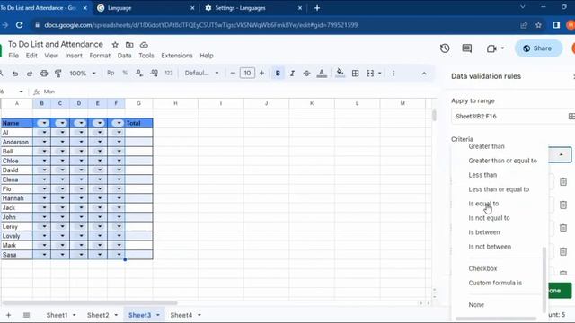 How to Make attendance Sheet in Google Sheets |Laptop Desktop Windows PC or MacOS