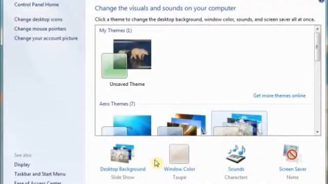 Windows 7 themes