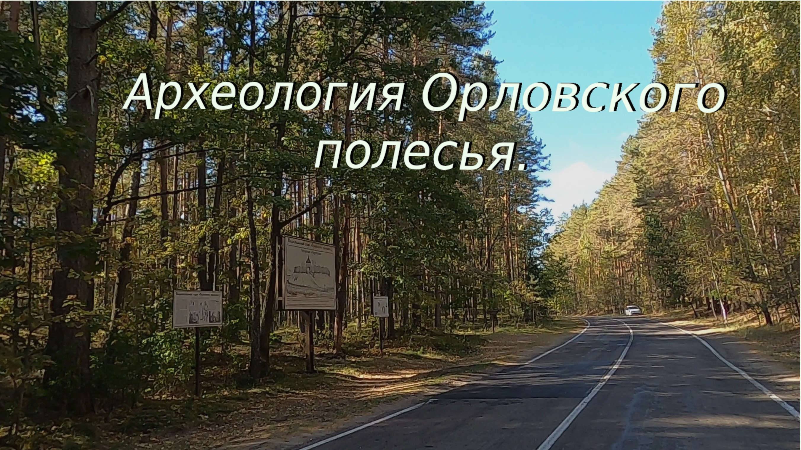 Орловское полесье,археология