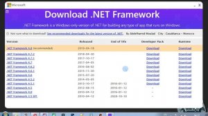 Installer .NET Framework 3.5...4.8