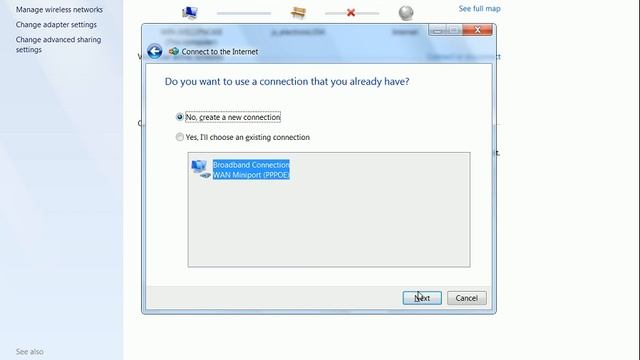 Make PPOE dial up internet new connection in Windows 7 easily смотреть онлайн