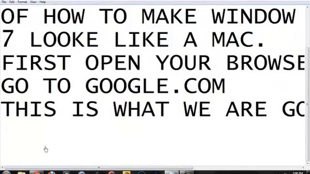MAKE WINDOWS 7 LOOK LIKE A MAC WITH ONE DOWLOAD By TheChris80039 смотреть онлайн