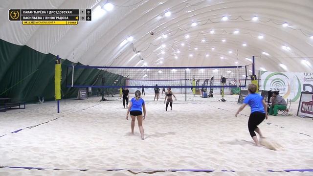 Финал: Калантырёва / Дроздовская VS Васильева / Виноградова |  WOMEN LIGHT A -  04.11.2023