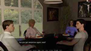 BLACKMAILING THE FAMILY ADULT 3D GAME, lets play first minutes, chapter.1