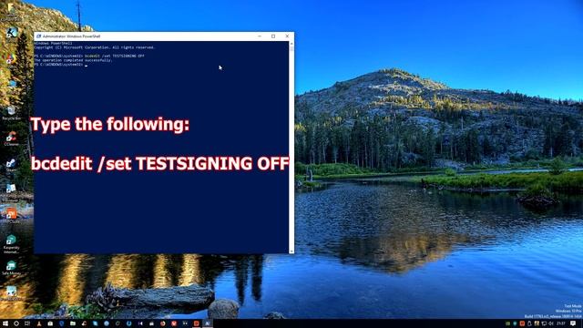 Disable Windows 10 "Test Mode" смотреть онлайн