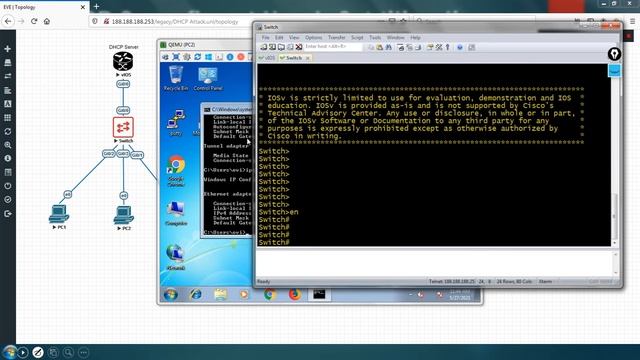 24-DHCP Spoofing Attack & Mitigation (DHCP Snooping) смотреть онлайн