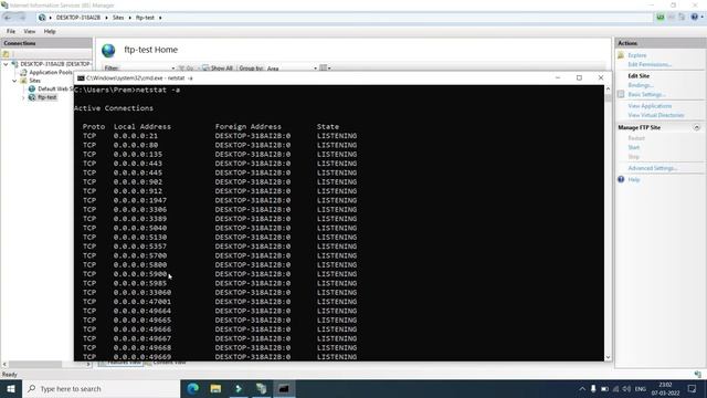 This FTP site cannot be started. Another FTP site may be using the same port || FTP Error || Window смотреть онлайн