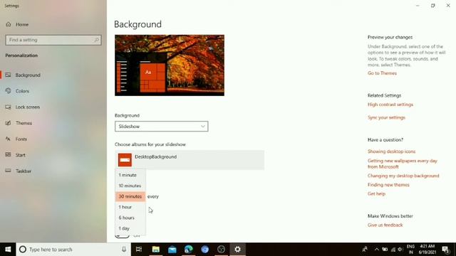 How To Set Your Desktop Background To A Slideshow In Windows 10 Laptop PC | Wallpaper Slideshow смотреть онлайн