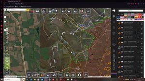 Обзор карты боевых действий Militarymaps Война на Украине за 19 октября 2024 год.