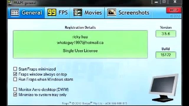 Fraps 3.5.9 CRACKED & Activated смотреть онлайн