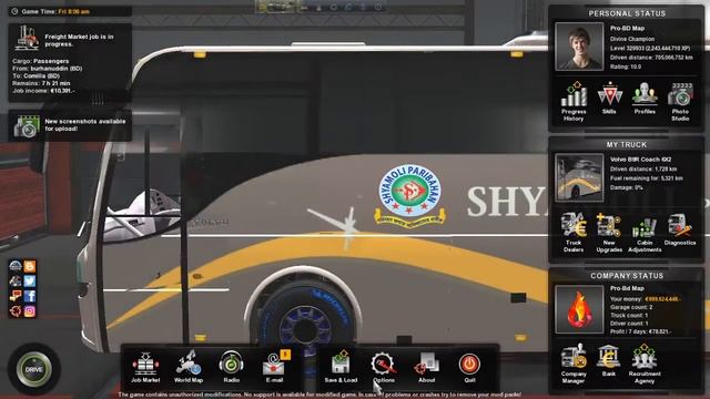Euro Truck Simulator - Bangladesh MOD - Bangladesh ROAD смотреть онлайн