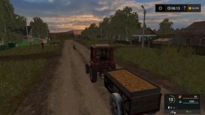ПОМОГАЕМ БАБУШКЕ В ДЕРЕВНЕ! ПРИВЕЗ 2 ПРИЦЕП НАВОЗА! FARMING SIMULATOR 17