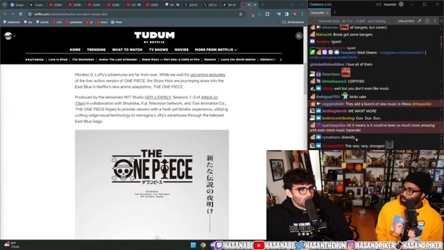 Hasanabi's Chair Reacts | Saturday Funday Reacts, Special Guest Matt Owens and More (Fan Channel)