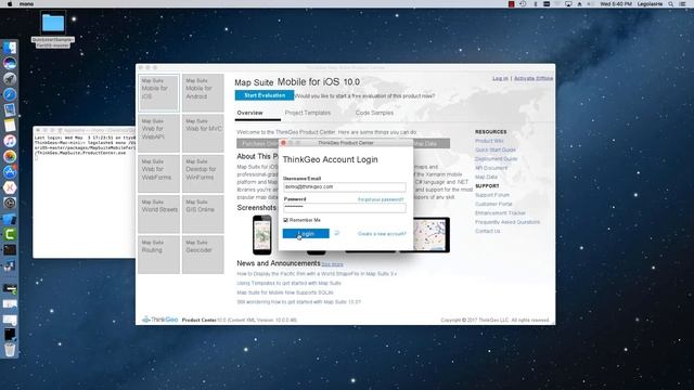 Map Suite Mobile for iOS Sample from GitHub running on Mac смотреть онлайн