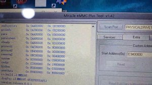 umt emmc adoptor working in miracle emmc tools