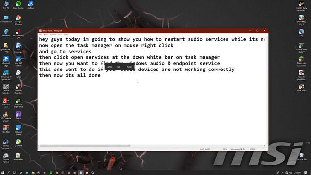How To Fix Windows Audio Service, A.Endpoint Services & Audio App is Not Responding in Windows OS смотреть онлайн