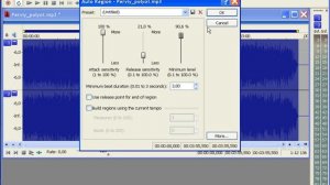 4  Знакомство с программой Sound Forge Pro 10  Области