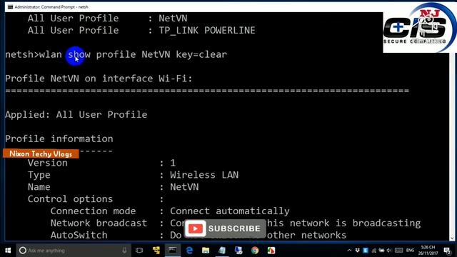 How to Show the WiFi Password in command Prompt#Windows 10&7,8.1🤩 Computer solutions