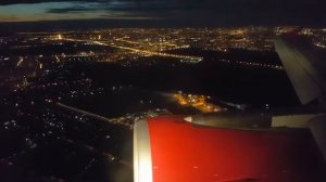 Красивый заход на посадку во Внуково #vnukovo #landing #a319