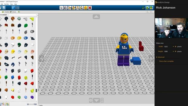 LEGO Digital Designer Minifigure Build