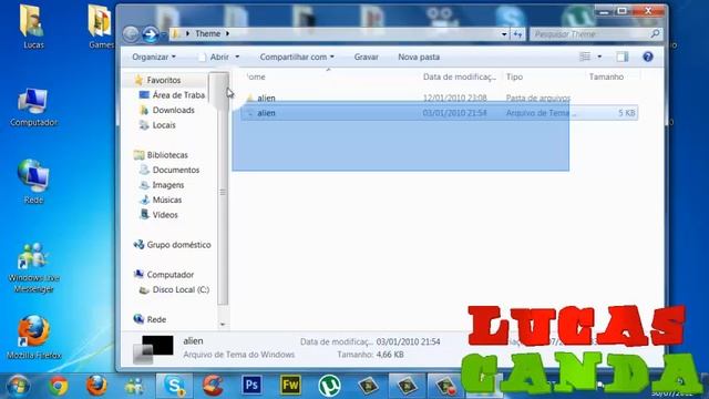 Como mudar o tema do Windows 7! смотреть онлайн