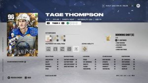 HOW TO GET 99 TAGE THOMPSON! | NHL 23 DRAFT GEMS WEEK 2 EVENT DETAILS!