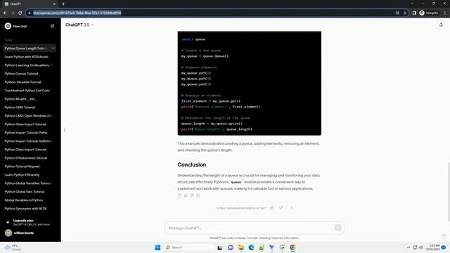 python length of queue