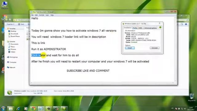 Windows 7 activator смотреть онлайн