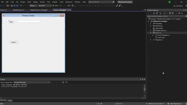 Windows forms  Application Development using visual studio 2022 C#   02
