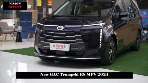 Expected to Start Pre-Sales in October with Plug-in Hybrid Power. New GAC Trumpchi E8 PHEV MPV 2024