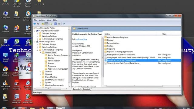 how to disable control panel смотреть онлайн