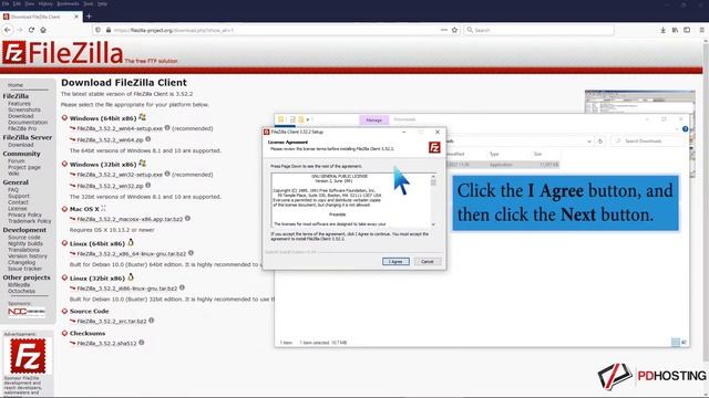 How to Install the FTP Client Filezilla on Windows PD Hosting смотреть онлайн
