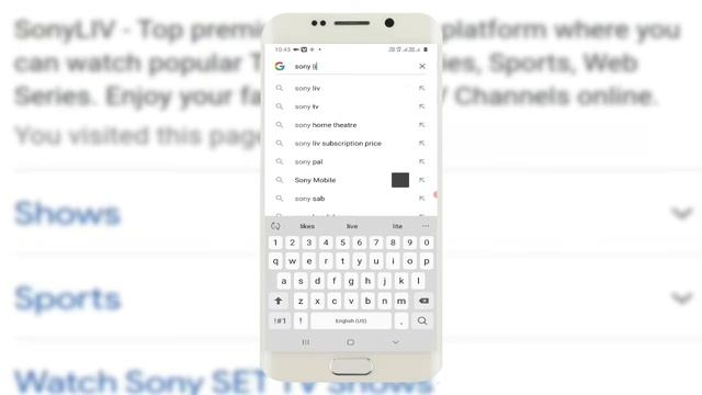How to record mobile screen in sony live app simple method смотреть онлайн