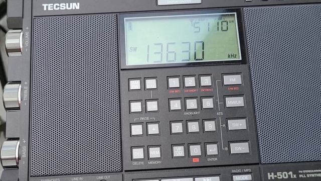 Tecsun H-501X VS XHDATA D808 China Radio International 13630 kHz Shortwave via MALI relay смотреть онлайн