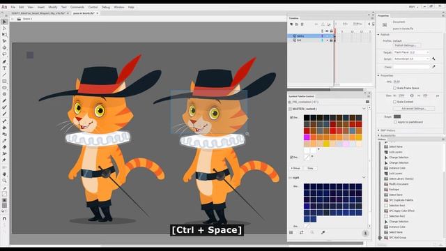 🌸 Switch Color Palettes in Adobe Animate 🌸 смотреть онлайн