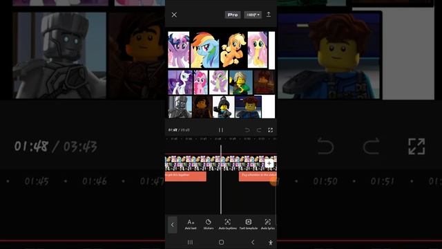 Lego Ninjago x Mlp We got this together song test смотреть онлайн