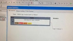 Agilent 16802A Logic Analyzer Operation