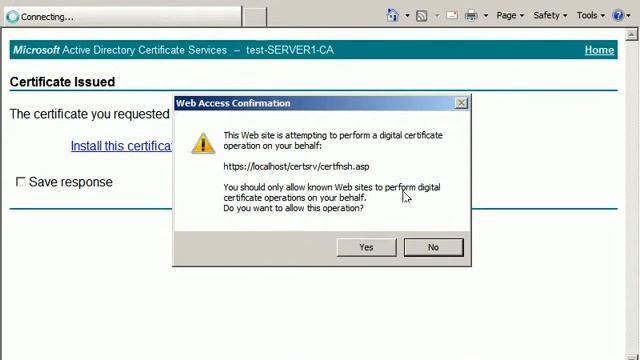 request cert at Domain. In windows 2008 R 2 смотреть онлайн