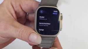 APPLE Watch Ultra 2 - 49mm w/Olive Alpine loop Medium small band and charger