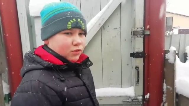 Снежный апрель в Сибири. 2 апреля. Лесосибирск.