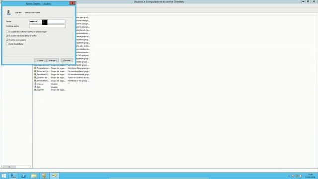 Configuração do Active Directory no Windows server 172.15.10.0/24 смотреть онлайн