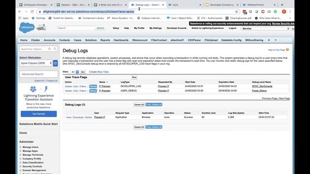 Salesforce for Developers Session III Salesforce Development tools and Debugging by Praveen смотреть онлайн