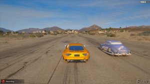 GTA V - Maserati GranTurismo Liberty Walk Vs  Doc Hudson Hornet (GTA 5 FABULOUS HUDSON Mods)
