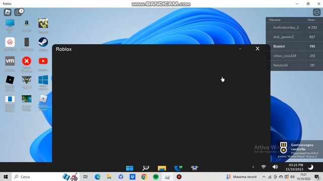 Windows 11 in roblox (first video of my channel made with bandicam!) смотреть онлайн